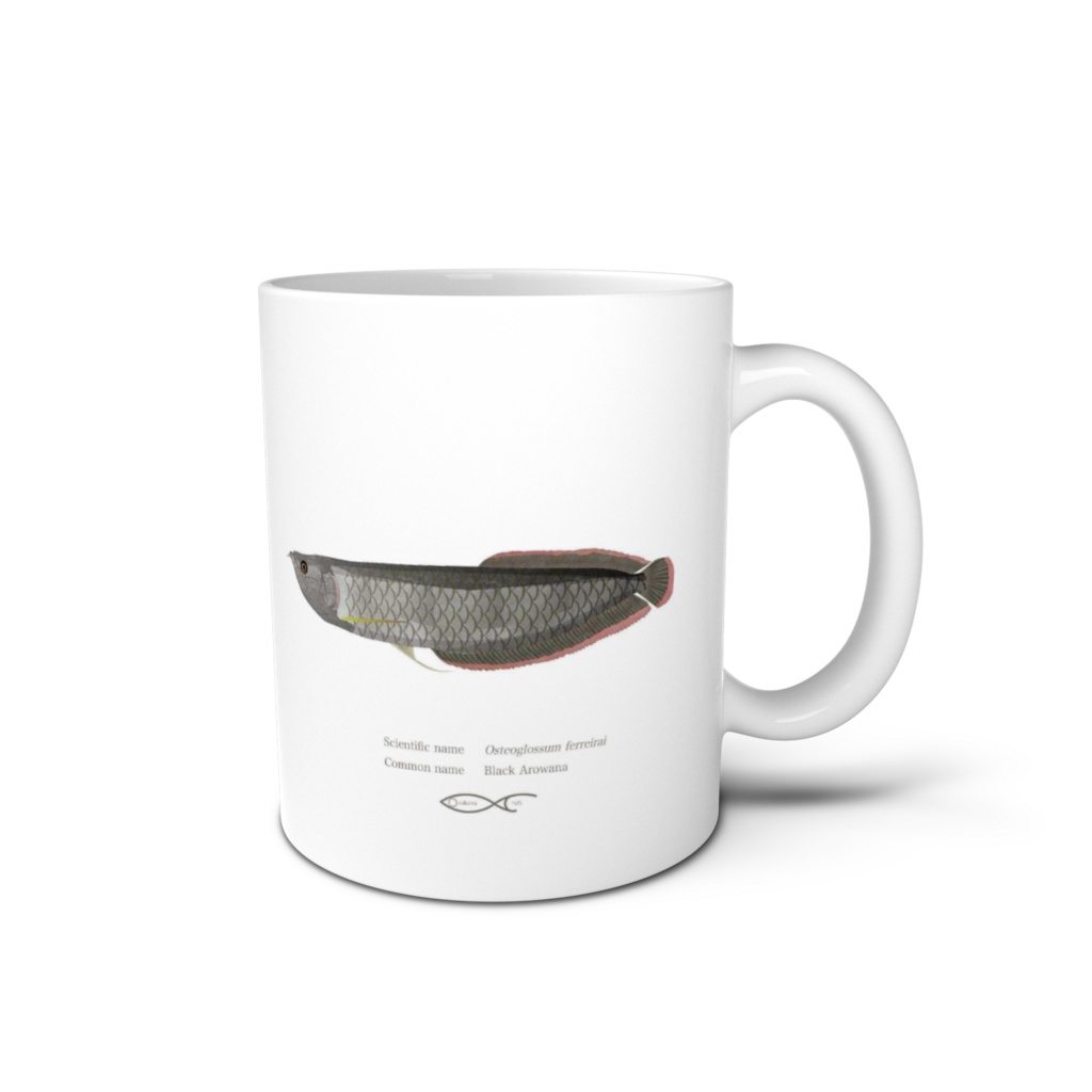 Osakanacraft Mug Arowana Osteoglossum ferreirai (Black Arowana)