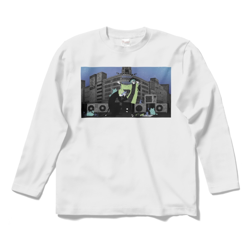 MVロングスリーブTシャツ ホワイト / ブラック + リメンバールーデンス(MP3)