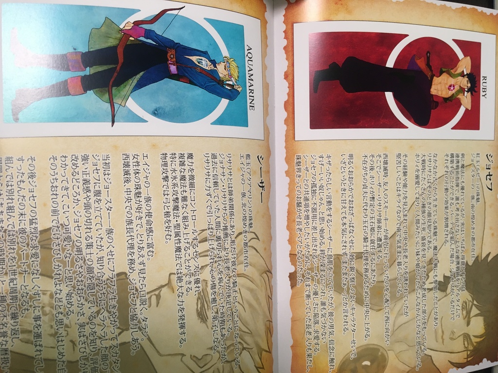 【匿名配送】【初期汚れあり】JOJO珠魅パロWEB再録本(2冊組)カラー設定集+承花シーン漫画本