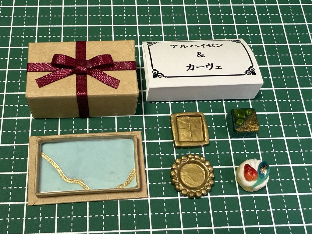 原神 イメージミニチュアケーキ アルハイゼン&カーヴェ・セノ&ティナリ