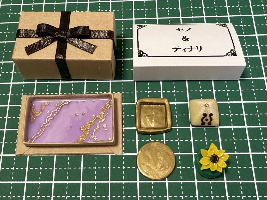 原神 イメージミニチュアケーキ アルハイゼン&カーヴェ・セノ&ティナリ