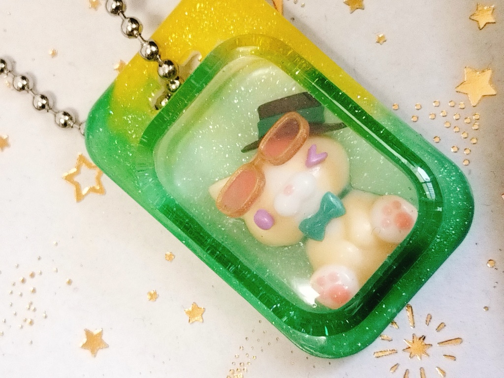 スタレ　アベンチュリン　イメージねこちゃんキーホルダー