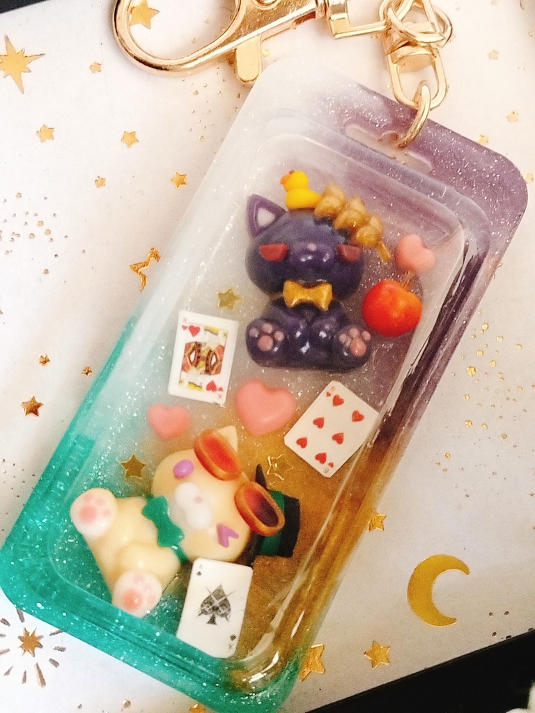 スタレ　Dr.レイシオ＆アベンチュリン　イメージねこちゃんキーホルダー