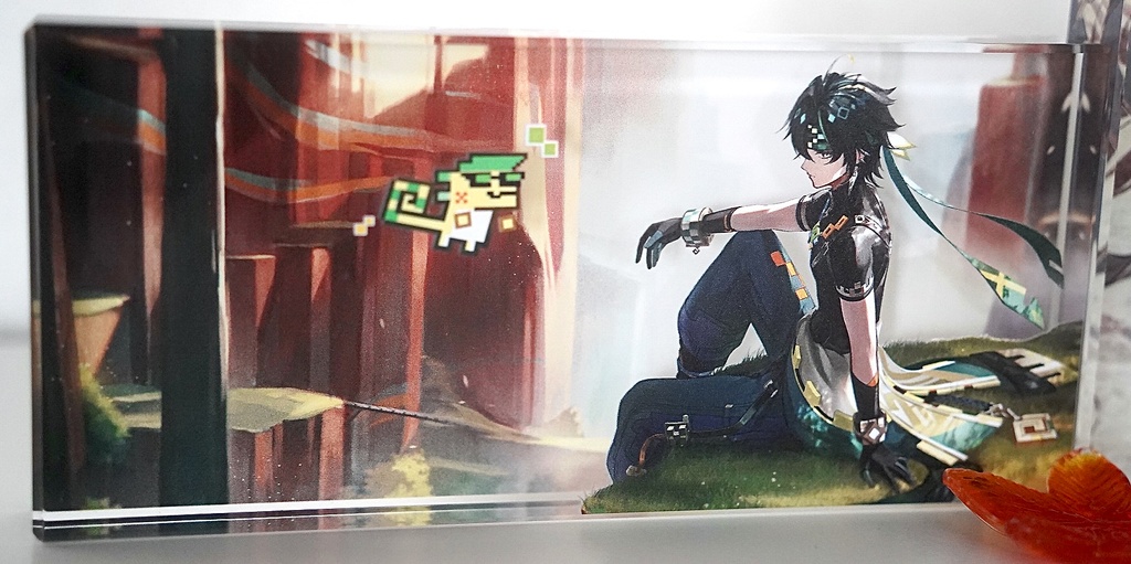 キィニチ２層アクリルブロック