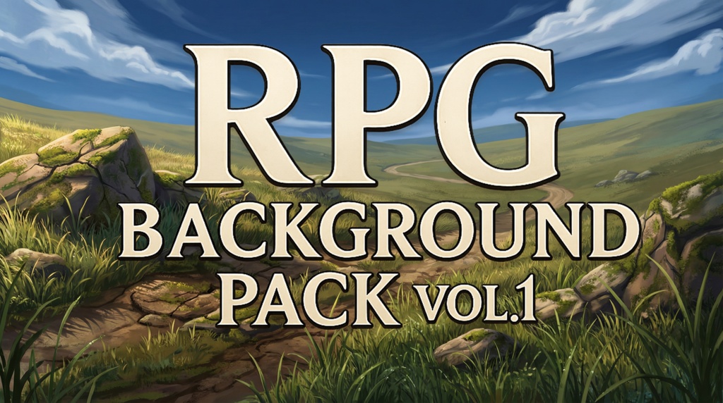 RPGファンタジー背景素材パック vol.1（2K・50枚）