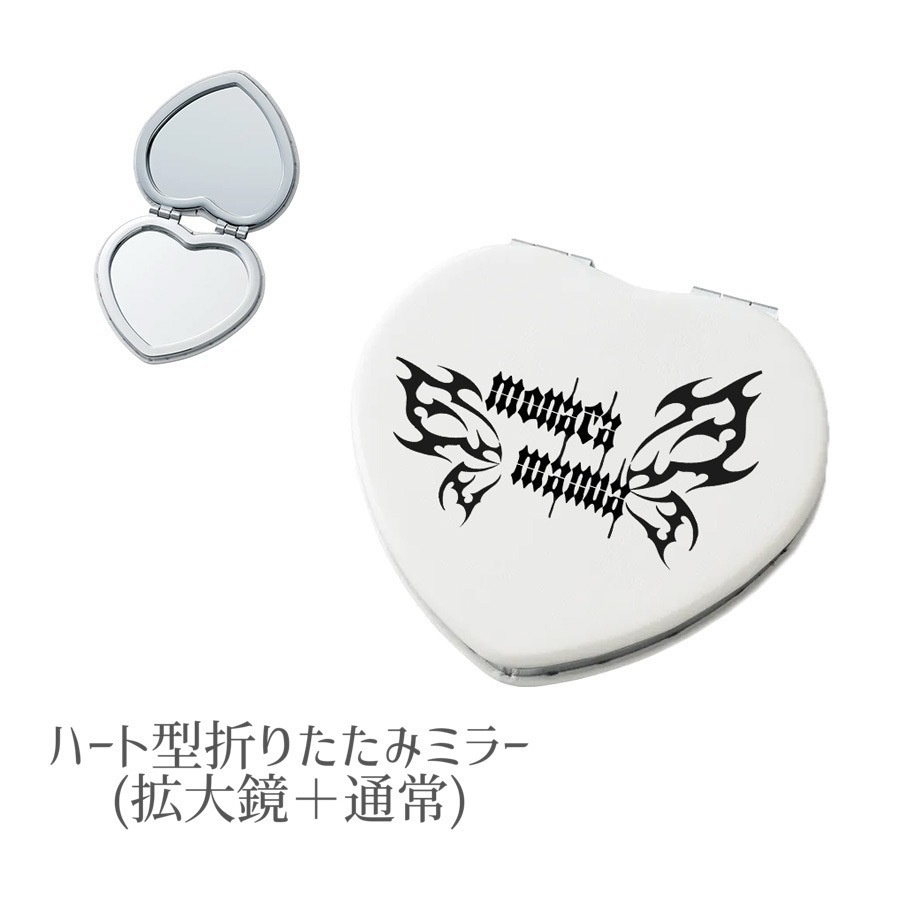 monaca生誕2025 ハート型折りたたみミラー♡
