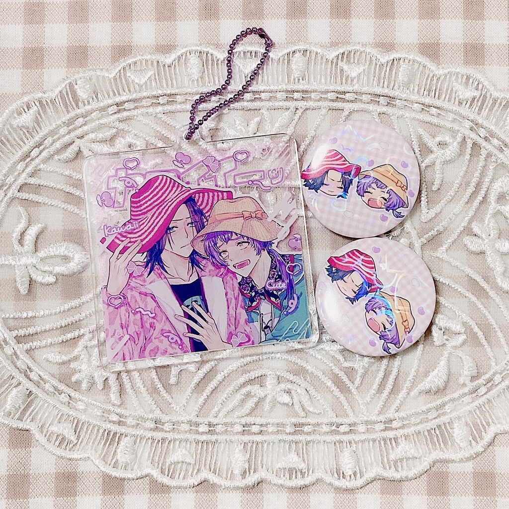 カワイイーッアクリルキーホルダー