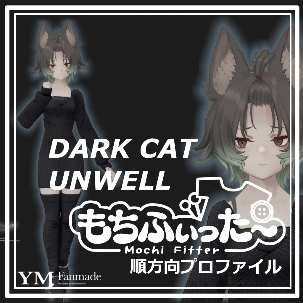 【もちふぃった～】DARKCAT UNWELL用 変換プロファイル【YMファンメイド】