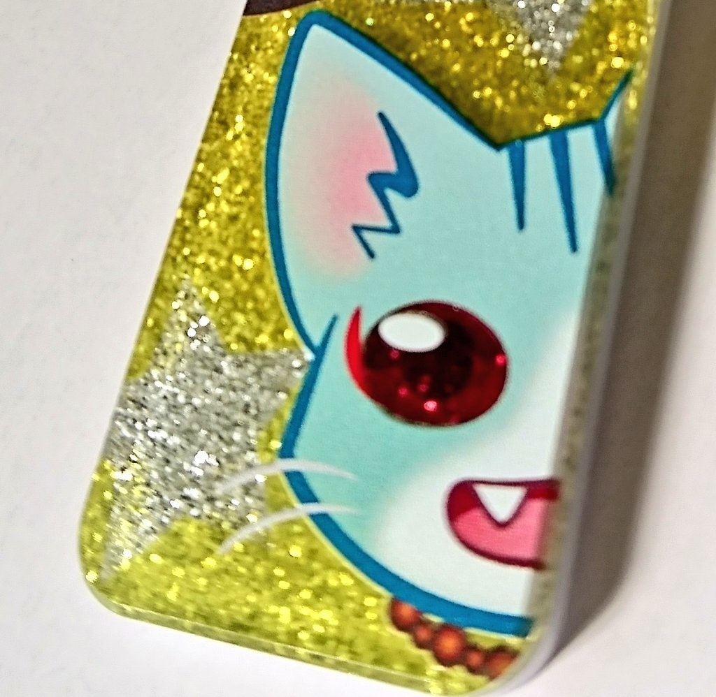 キラキラニャンたぬぶしアクキー【再版】