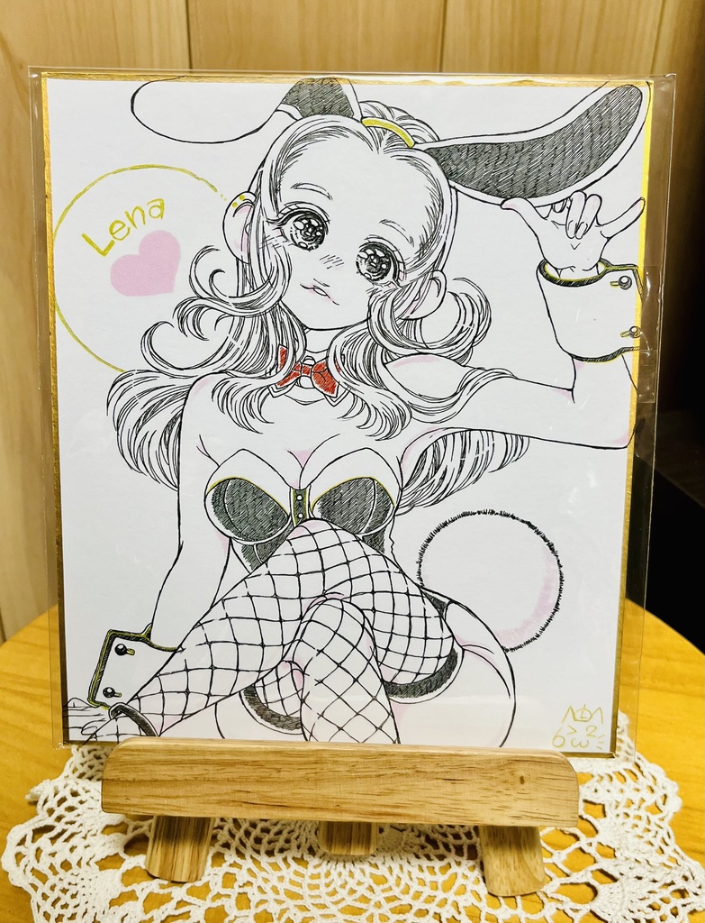 『Bunny Girl Lena』複製色紙中サイズ