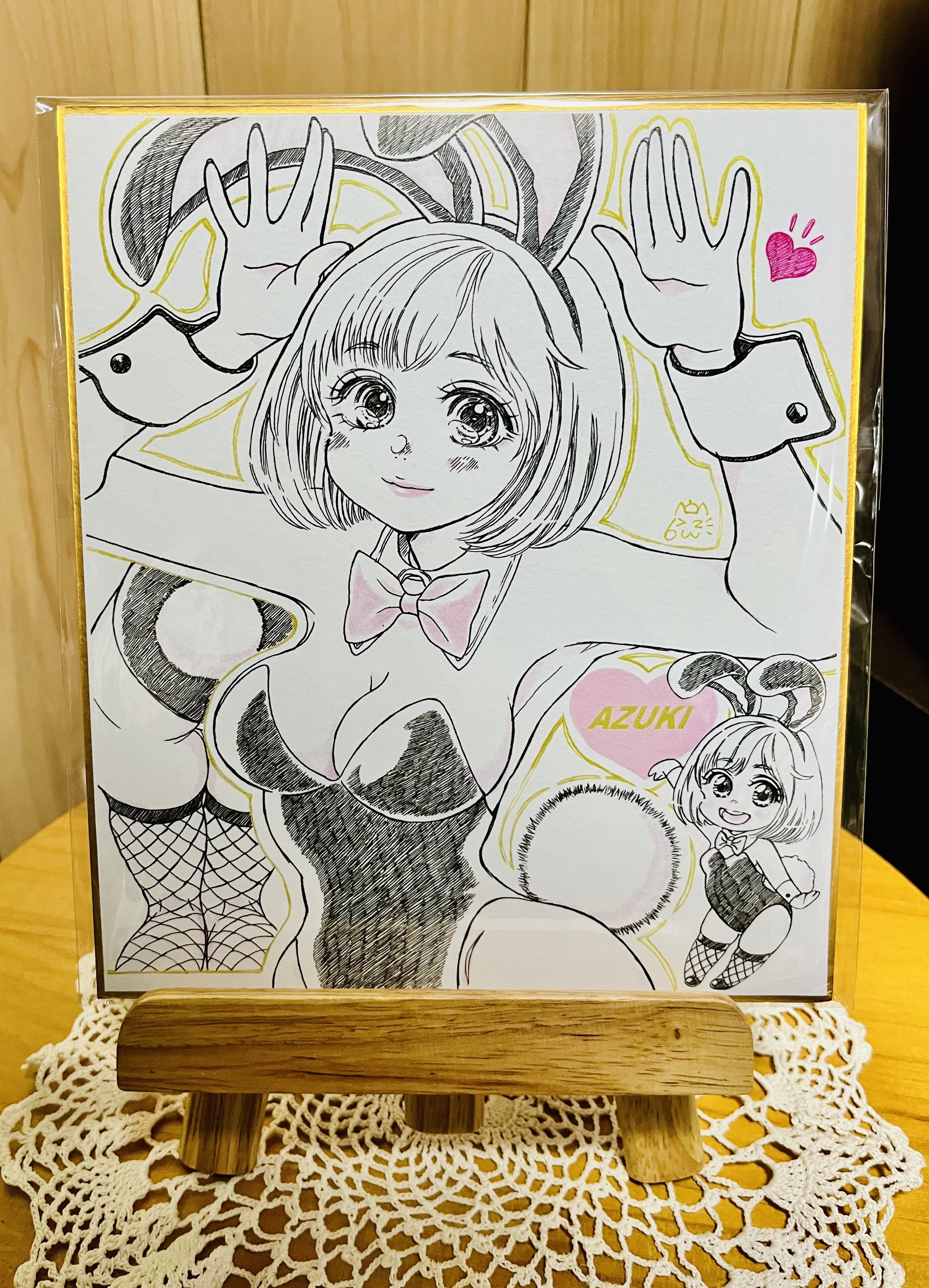 『Bunny Girl AZUKI』複製色紙...