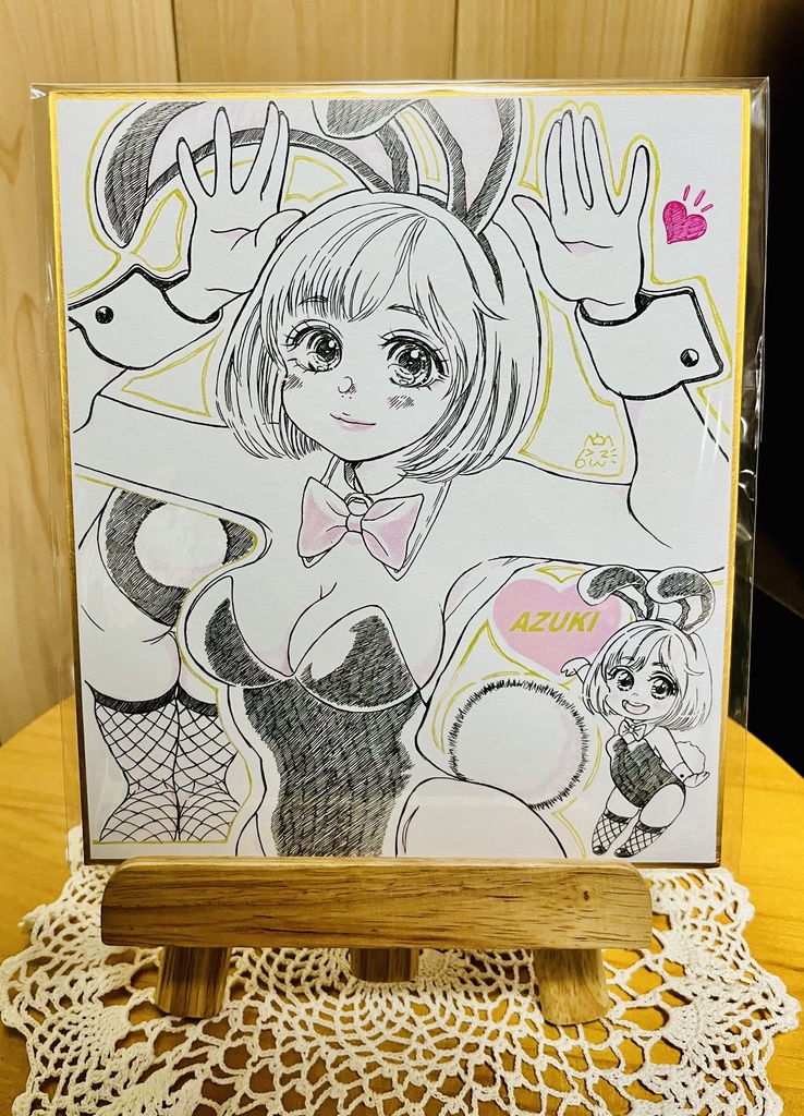 『Bunny Girl AZUKI』複製色紙中サイズ