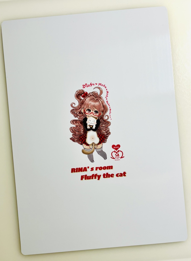 クリアファイル モフりたい 〜RINA’s room Fluffy the cat〜