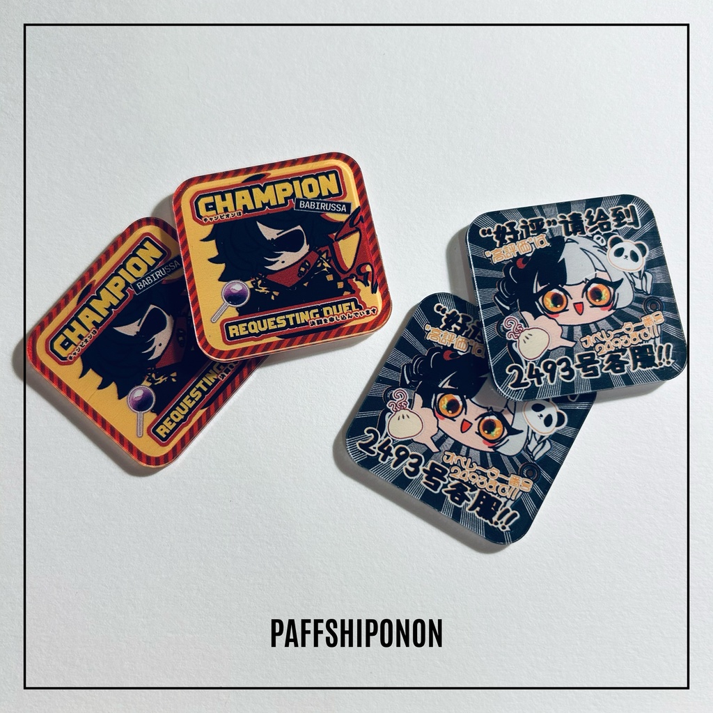 「”ACRYL STICKER”」/ ライト｜ダイアリン
