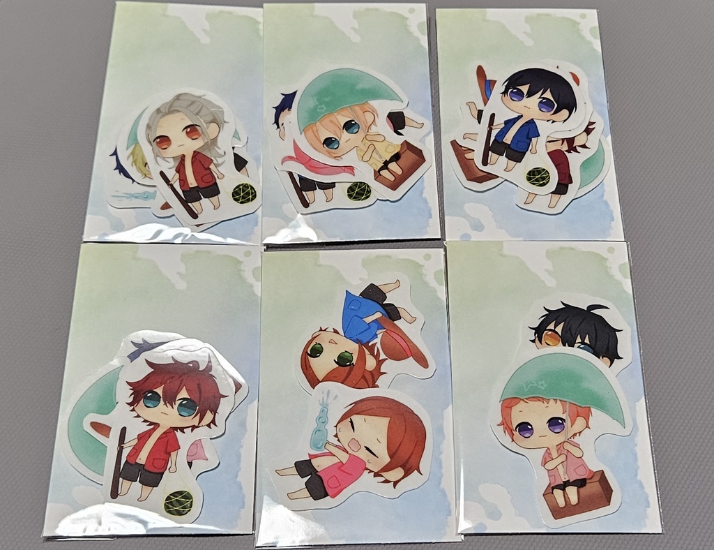 夏っぽいシール