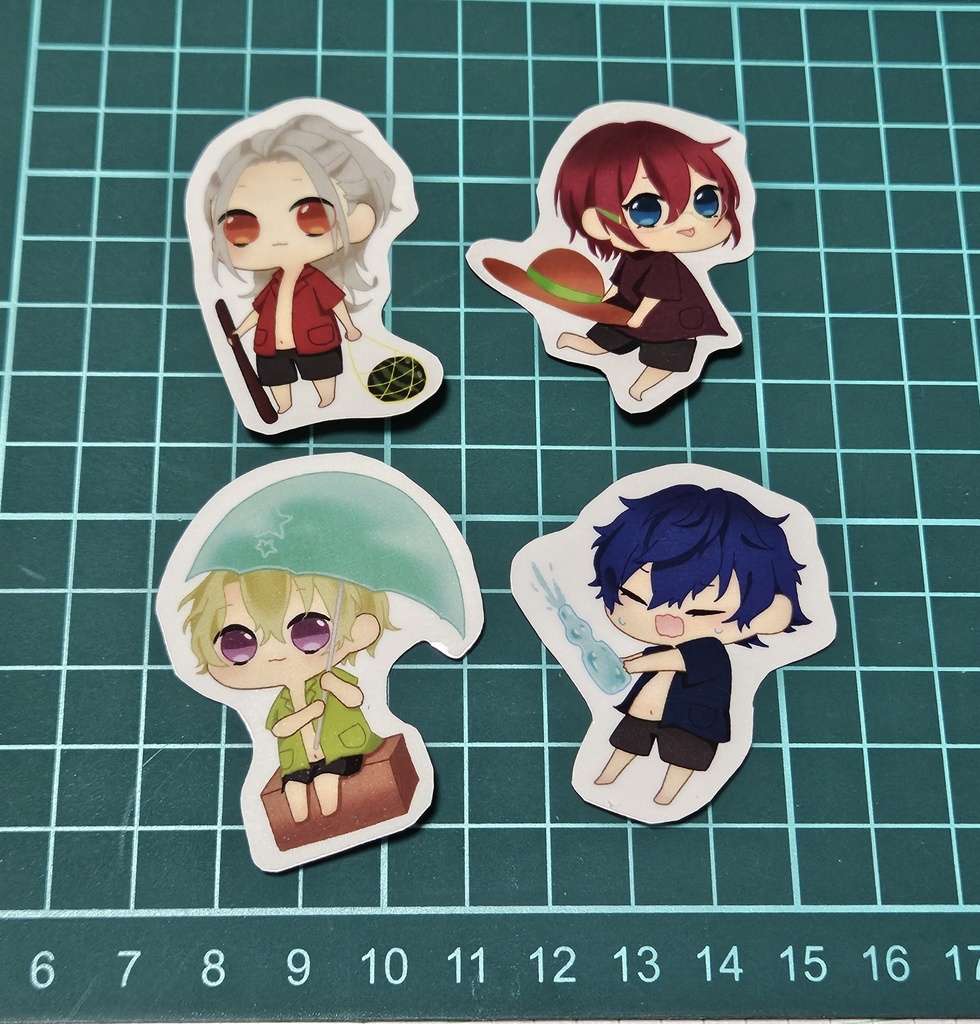 夏っぽいシール