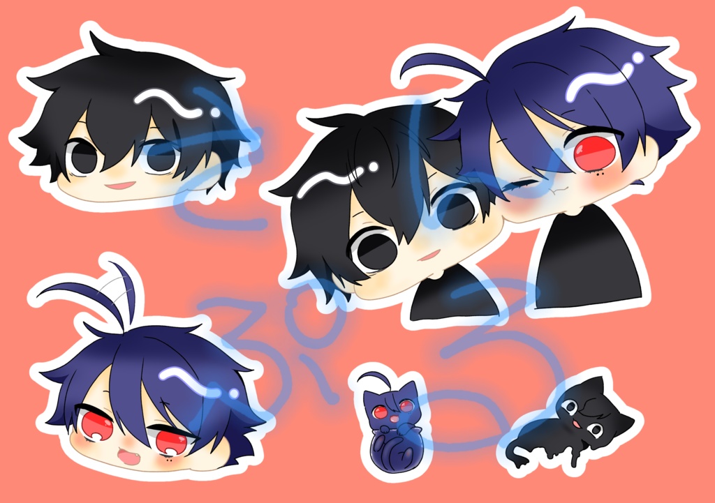 ますしきちゃんセルフカットシール