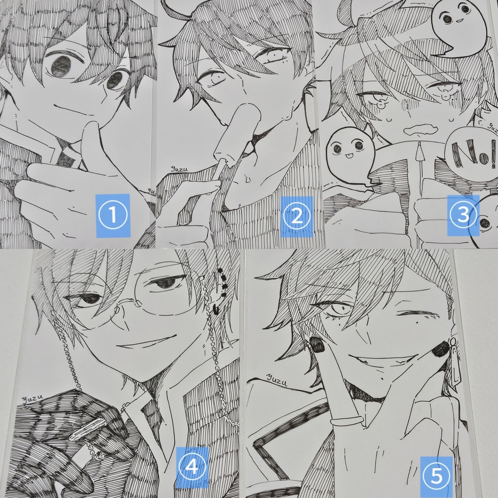 手描きイラストカード