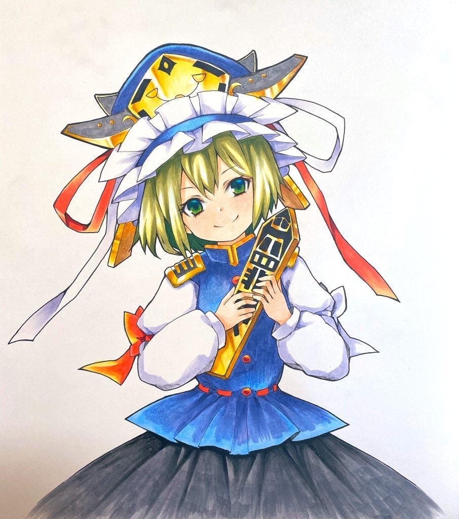 色紙イラスト【四季映姫】