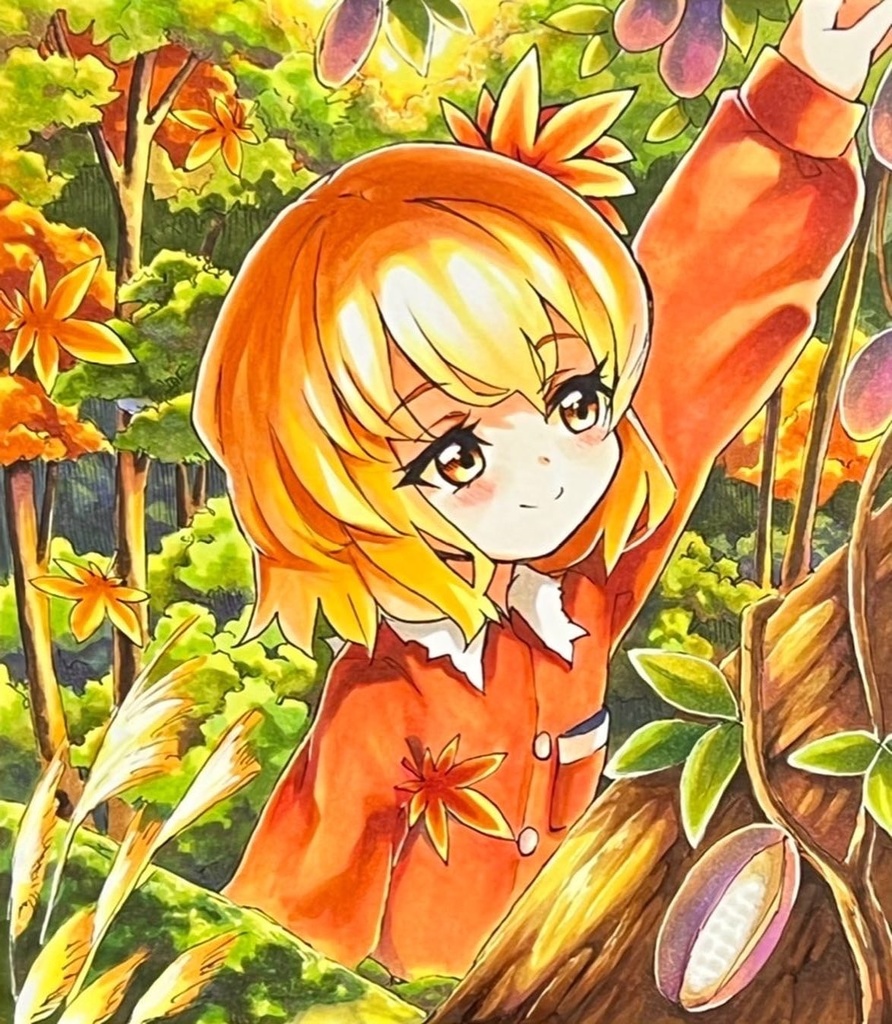 【東方】色紙イラスト【秋静葉】