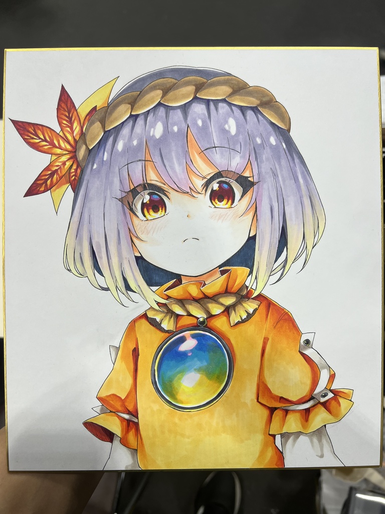 【東方】イラスト色紙【八坂神奈子】