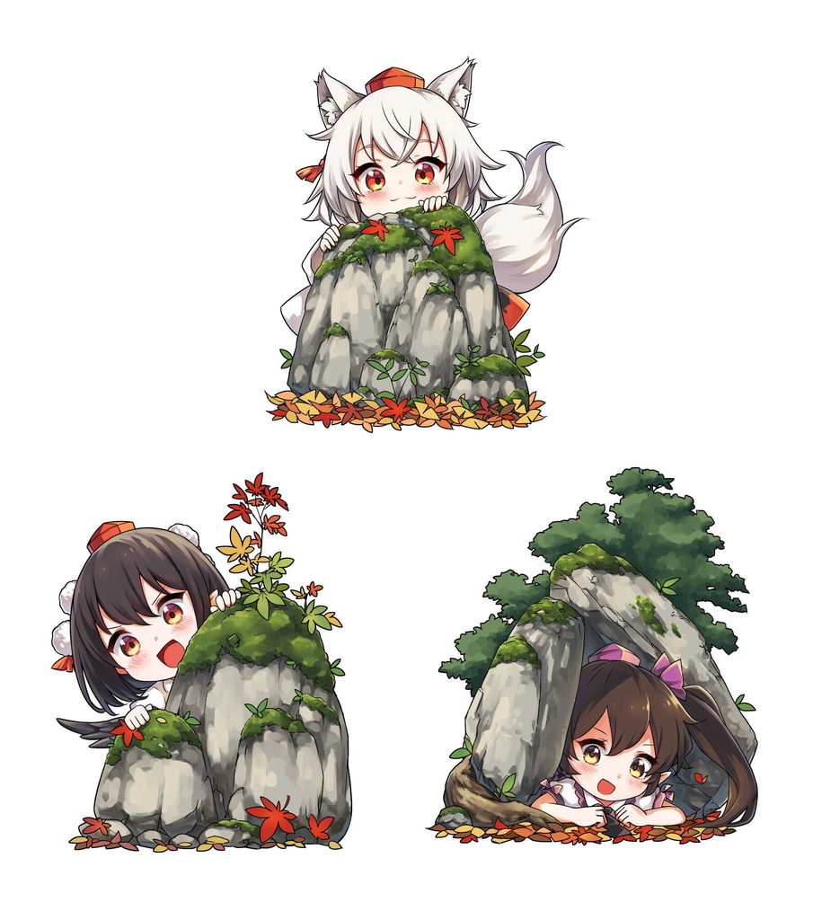 早苗さん、3天狗アクスタセット