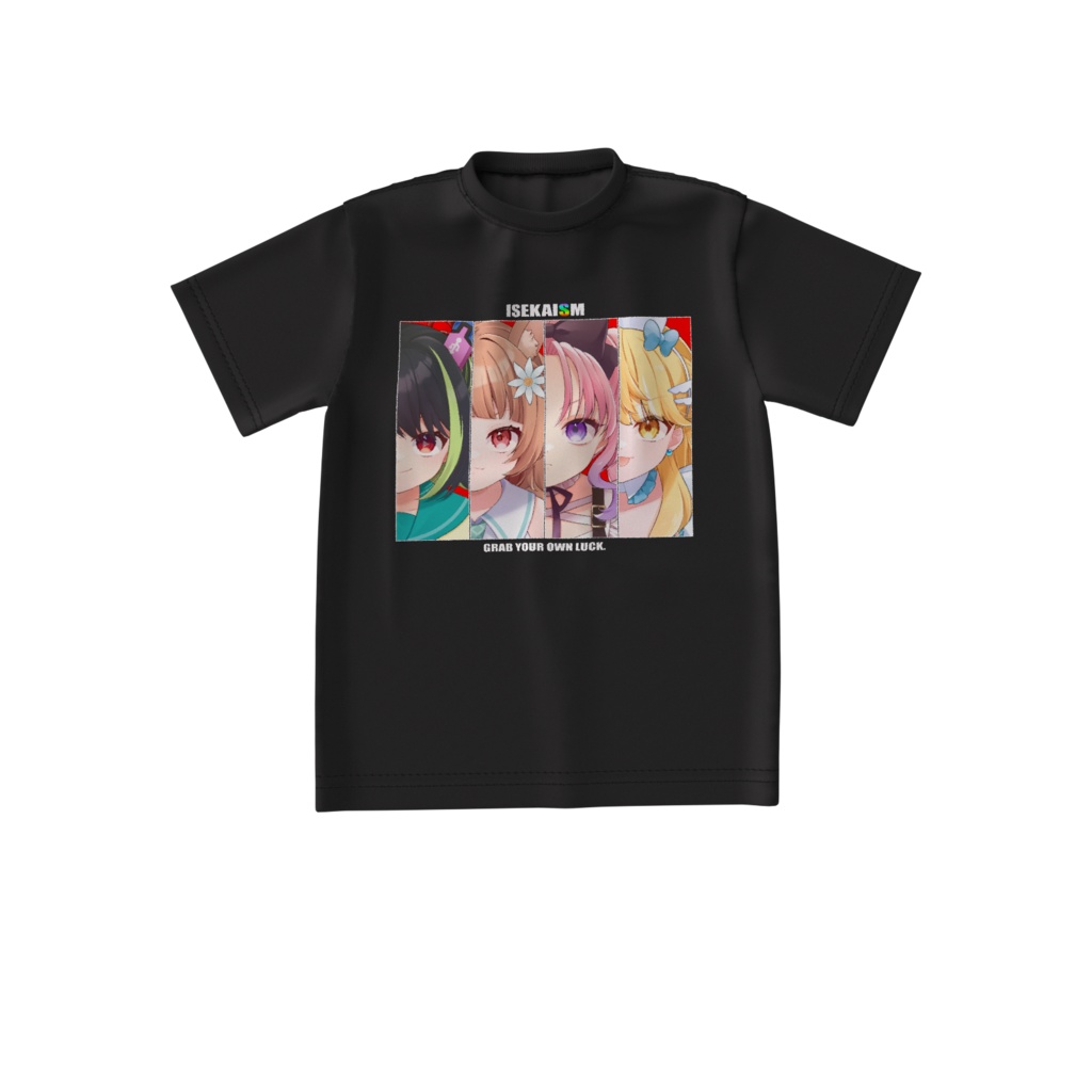 運は己自身で掴み取れ オリジナルビッグシルエットTシャツ (カラー2種)