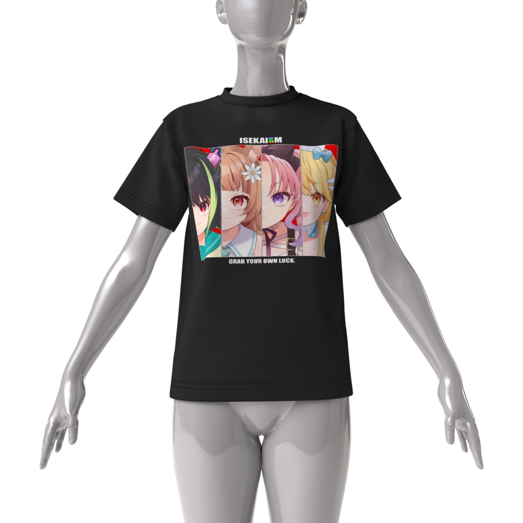 運は己自身で掴み取れ オリジナルビッグシルエットTシャツ (カラー2種)