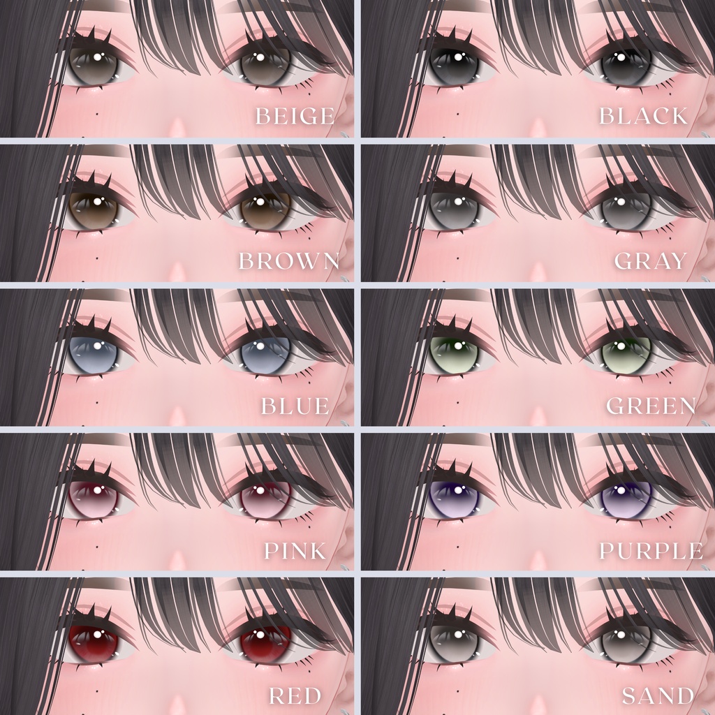 Muted/Onetone Makeup+Eye Texture for Misaki