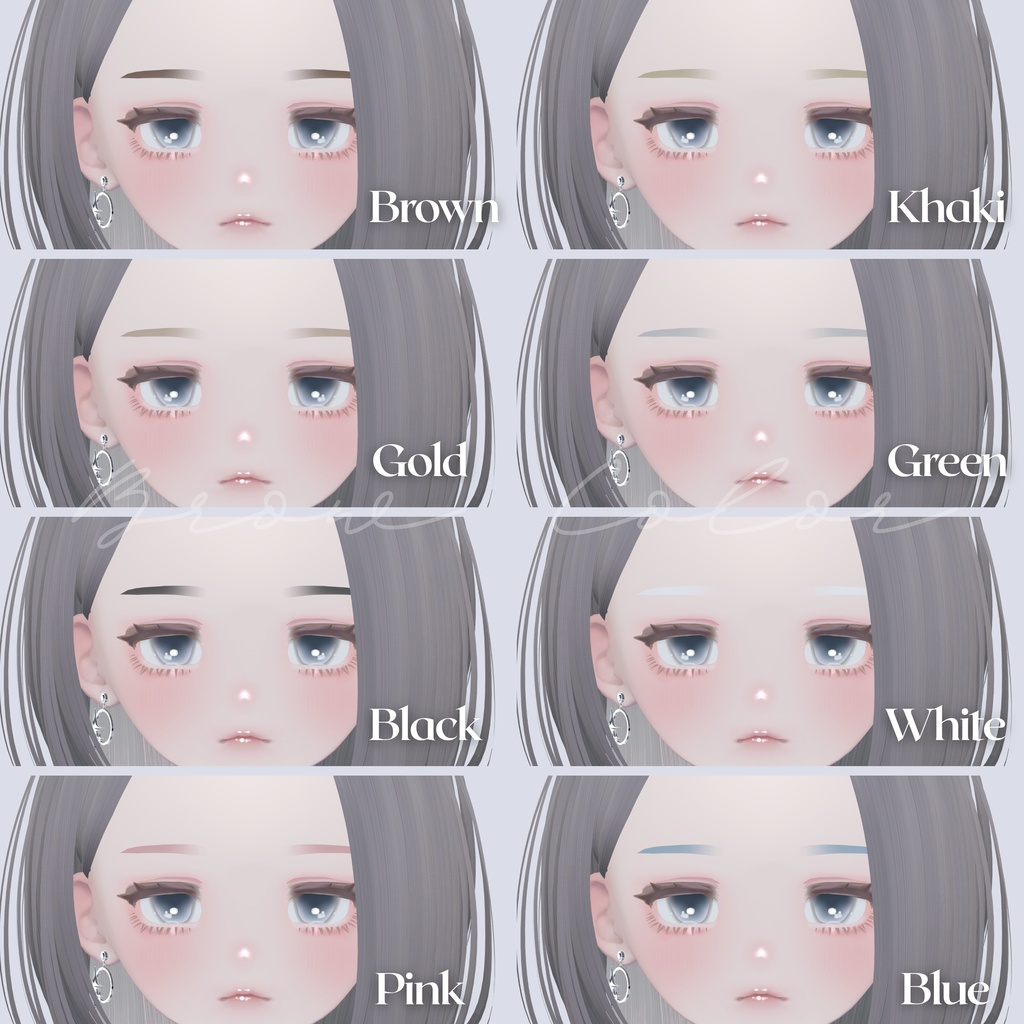 Muted/Onetone Makeup+Eye Texture for Marycia