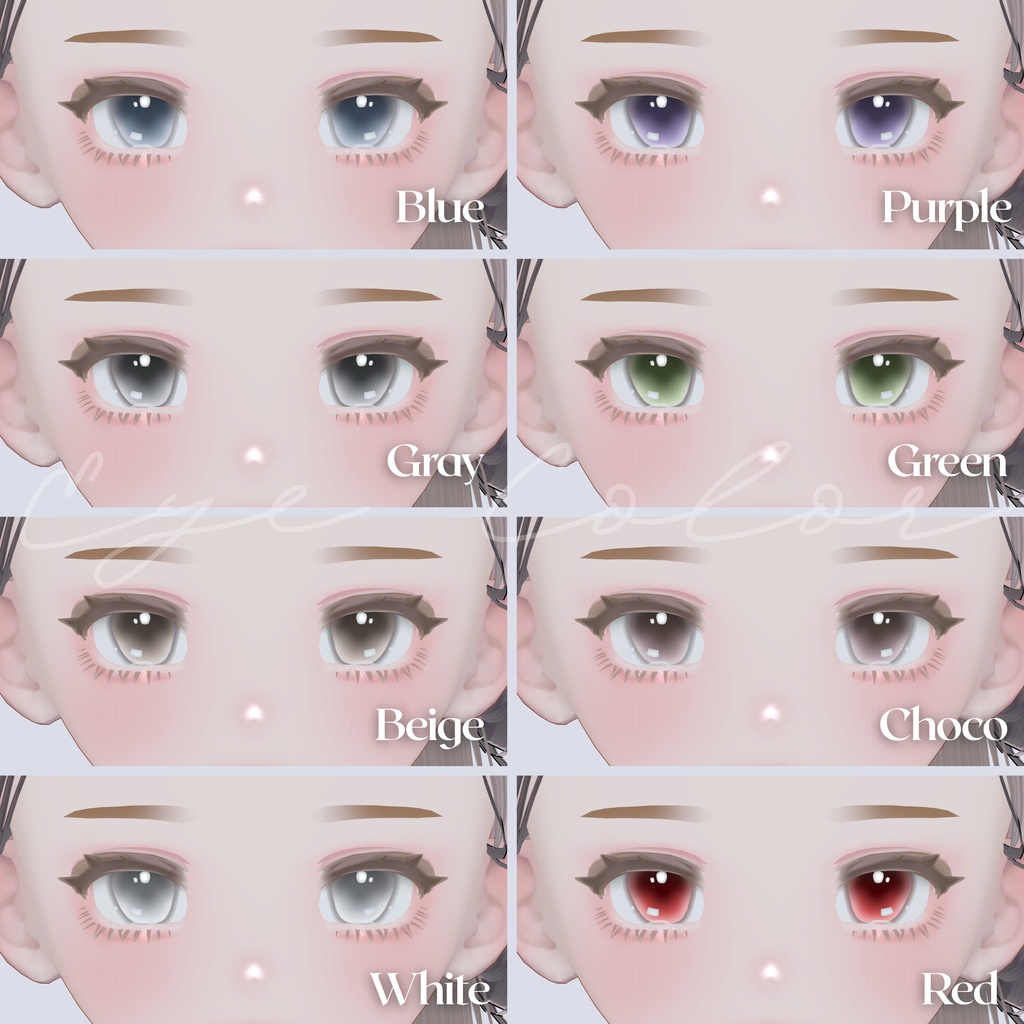 Muted/Onetone Makeup+Eye Texture for Marycia