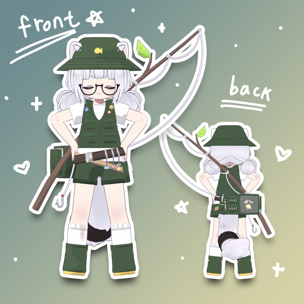 Let's go fishing! 【まめふれんず対応衣装】