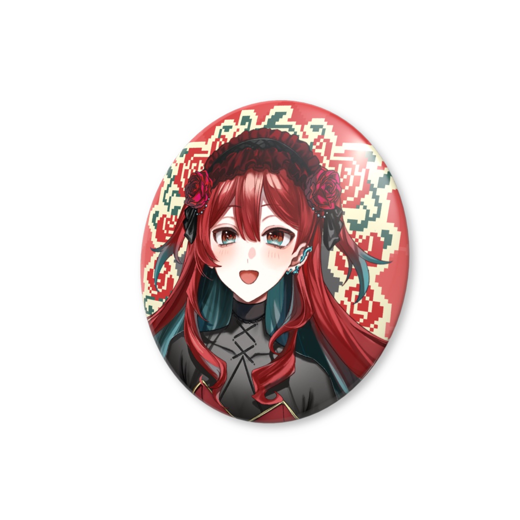 マティエールの缶バッジ アップ