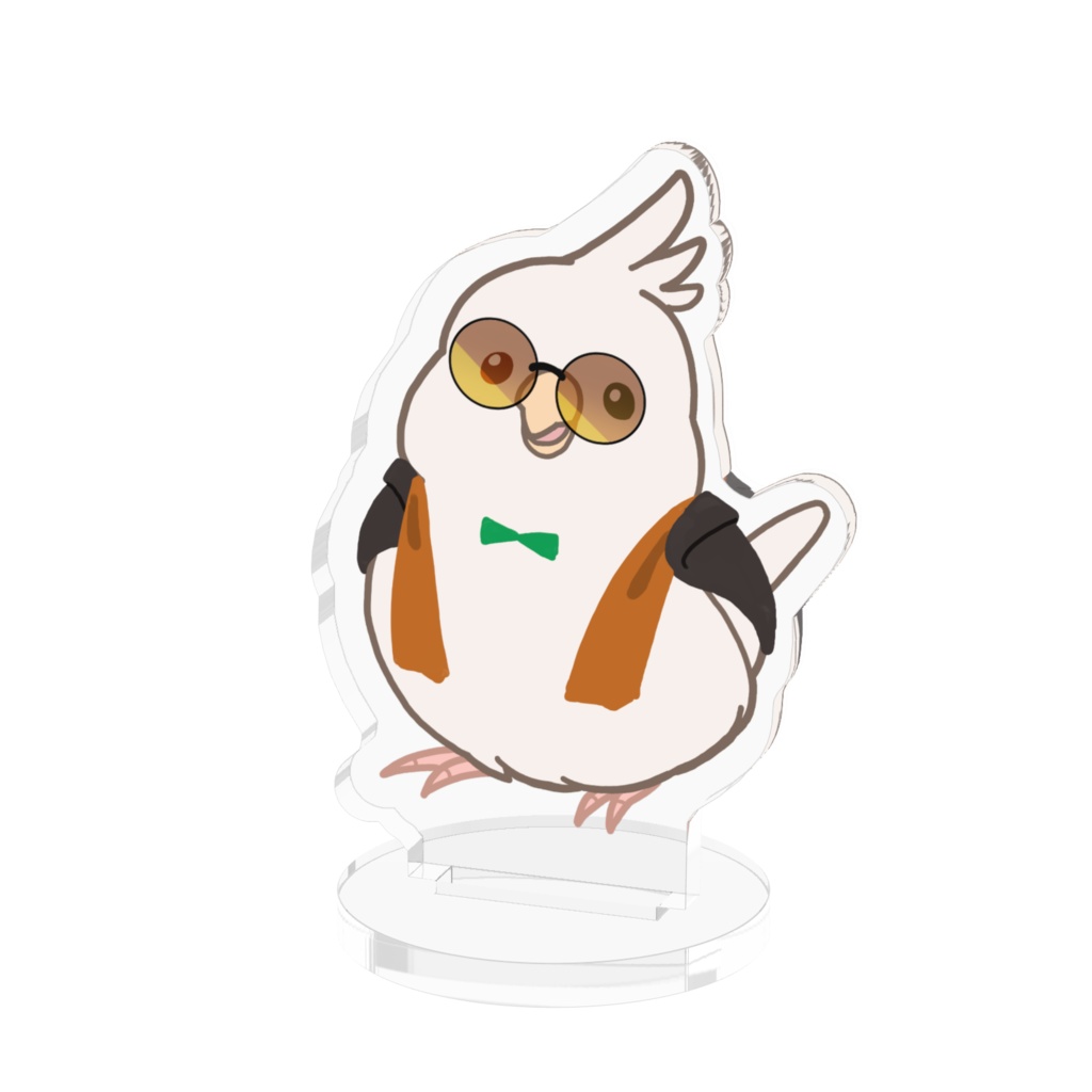 ノーマルくみちょーインコ　アクリルスタンド