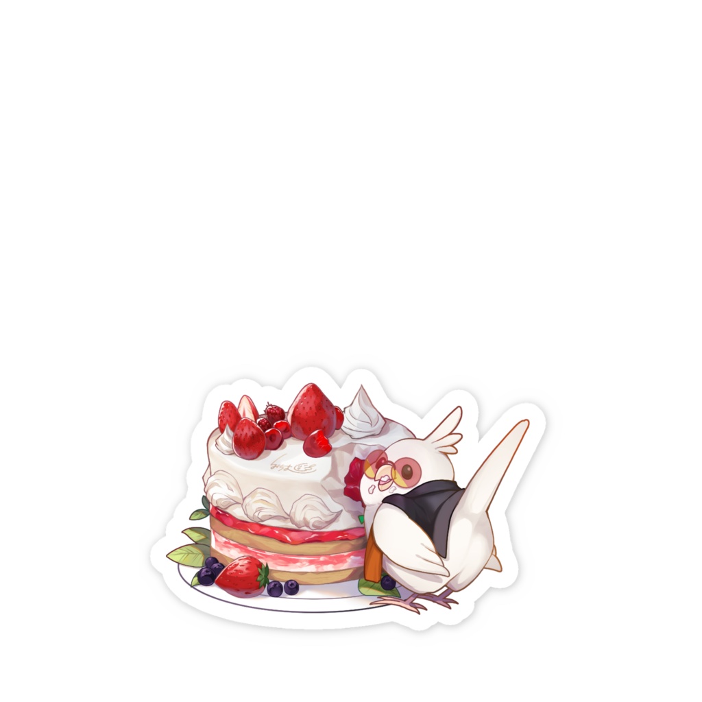 2025年くみちょー生誕記念 スマホステッカー その①ケーキ