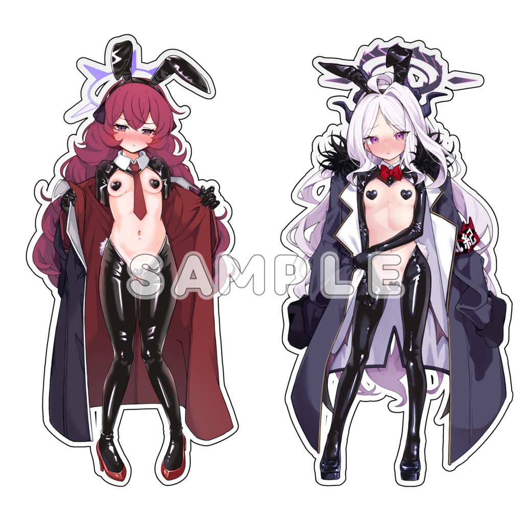 イロハとヒナのW逆バニーアクリルスタンド