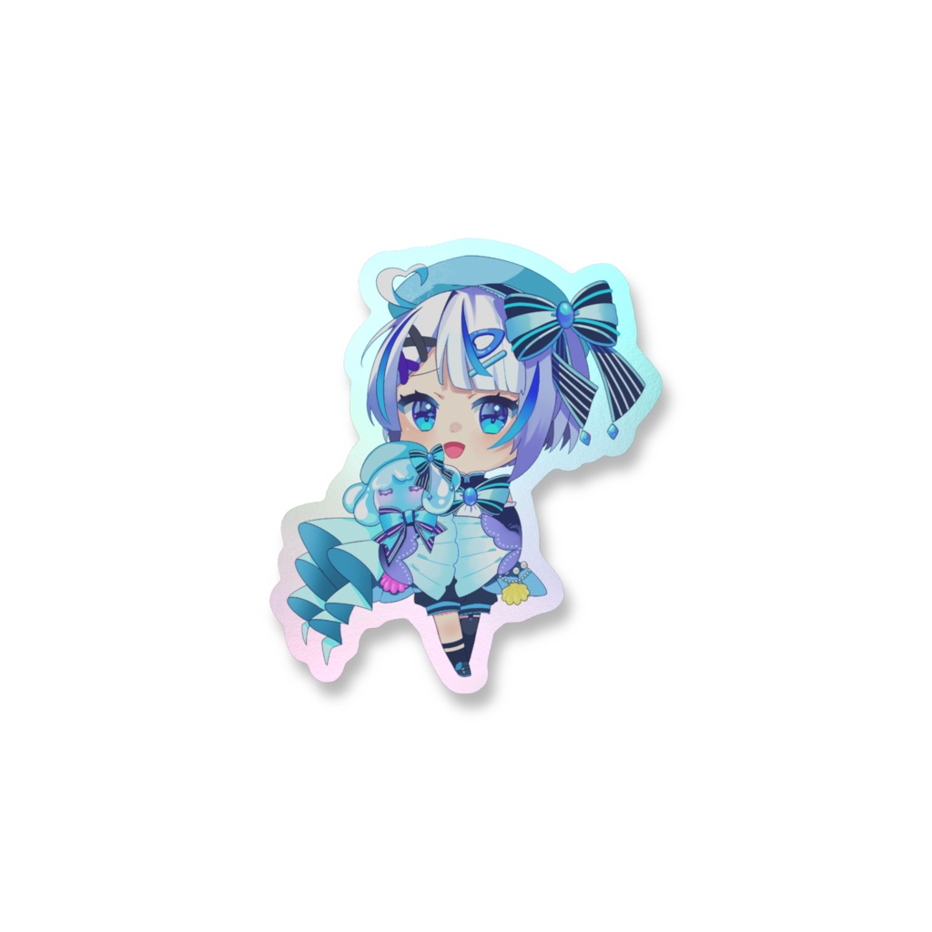 【蒼凪あくあ】オーロラステッカーA
