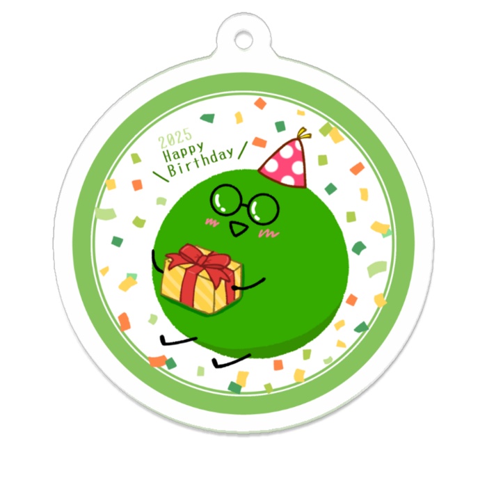 Birthdayアクリルキーホルダー