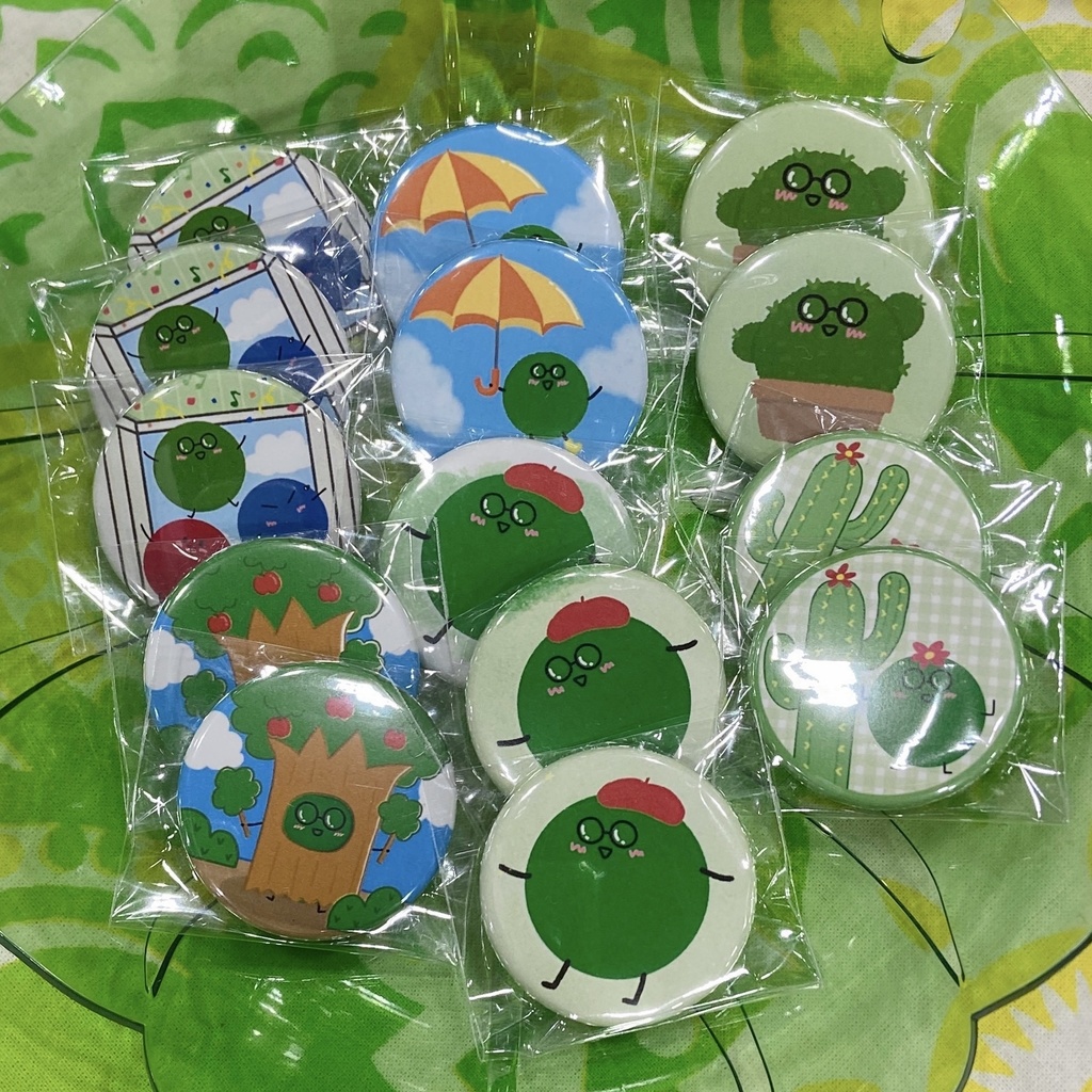 手作り缶バッジの通販はじめました!