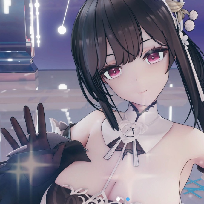 【アズールレーン】鎮海 VRChatアバター【3Dモデル】