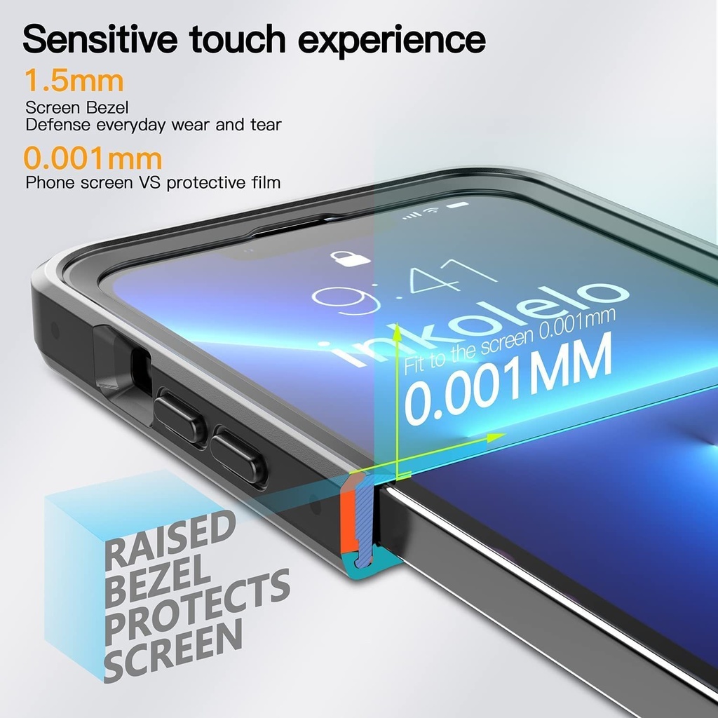 ★inkolelo iPhone 13 Pro防水ケース