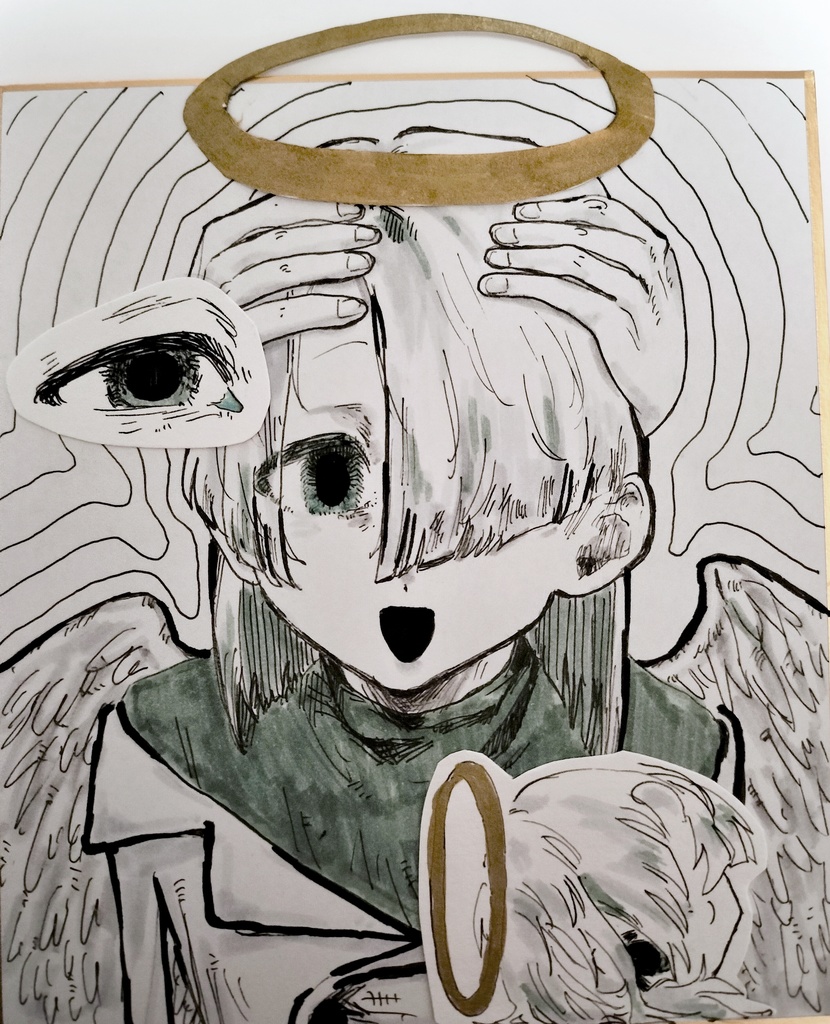 色紙イラスト　天使