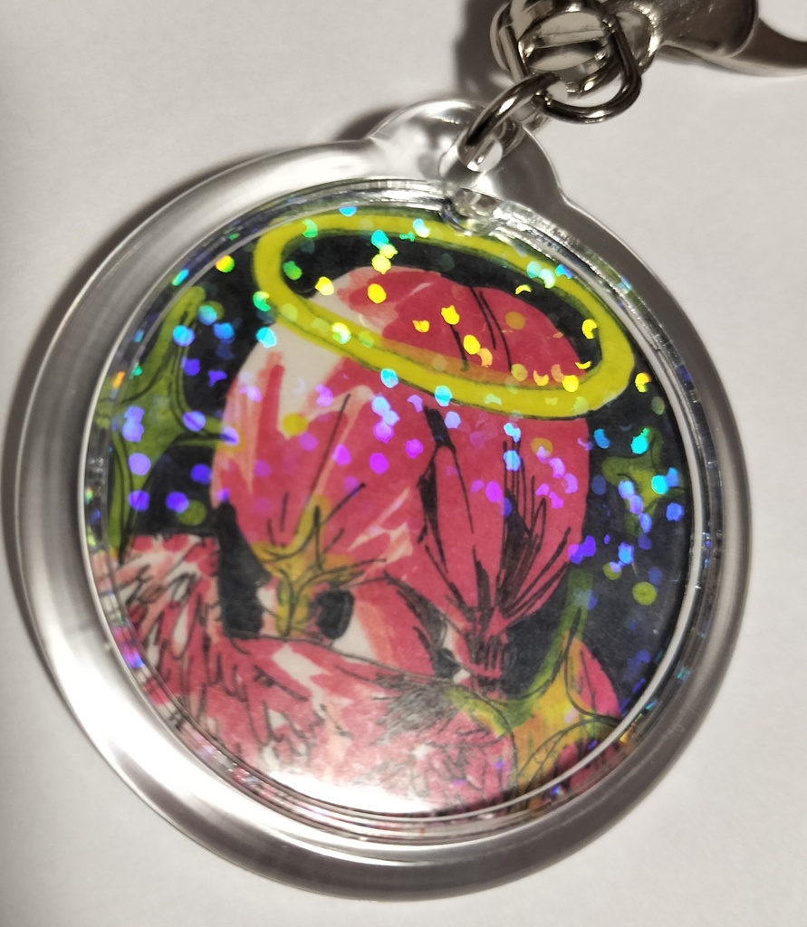 両面デザイン原画キーホルダー