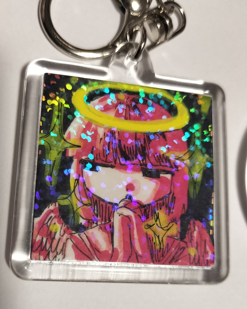 両面デザイン原画キーホルダー