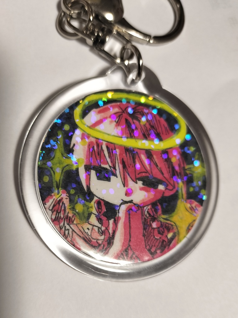 両面デザイン原画キーホルダー