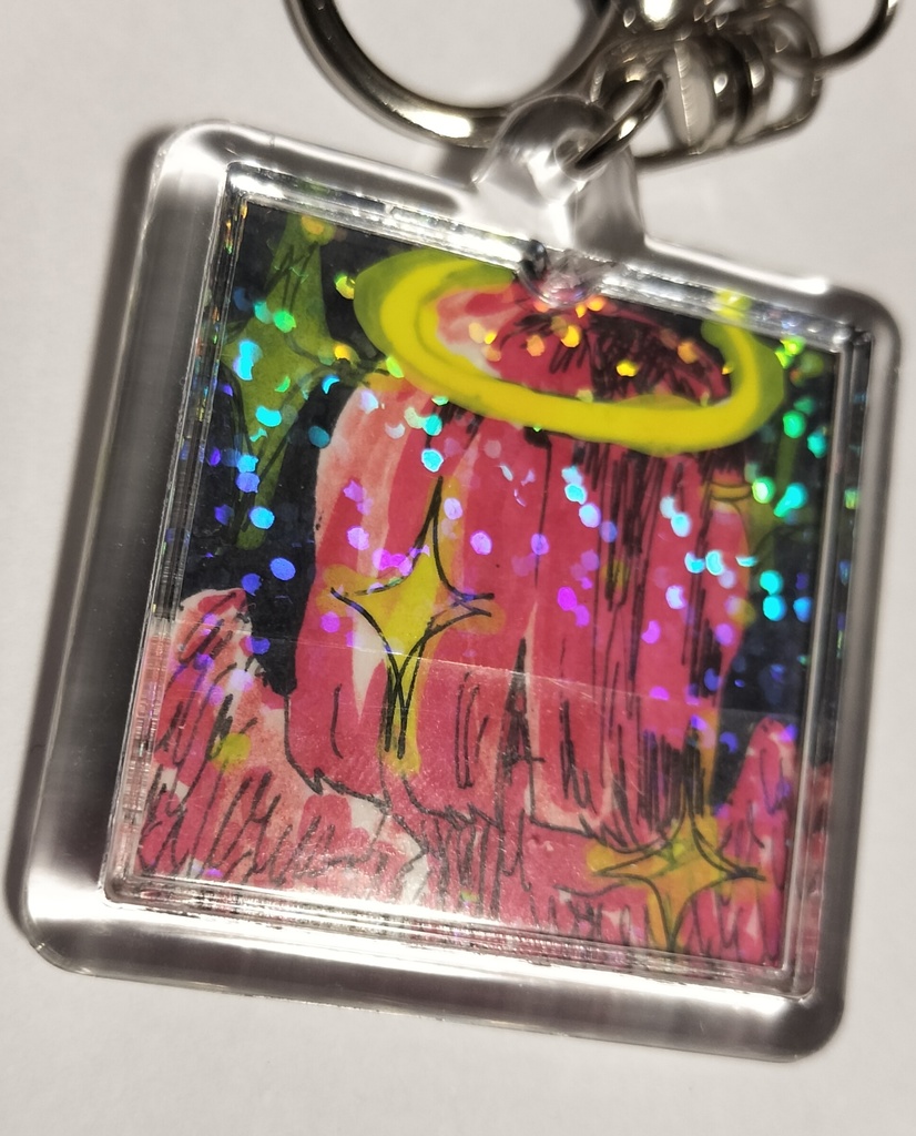両面デザイン原画キーホルダー