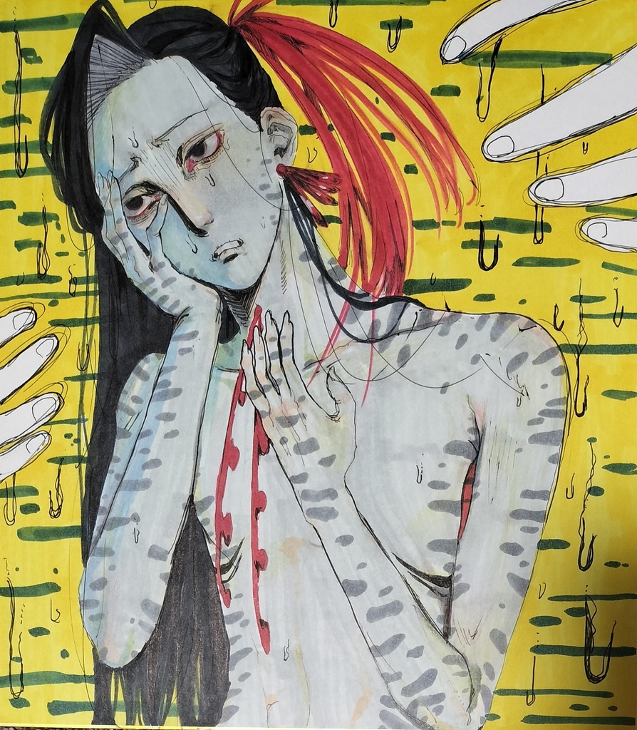 大色紙 原画イラスト