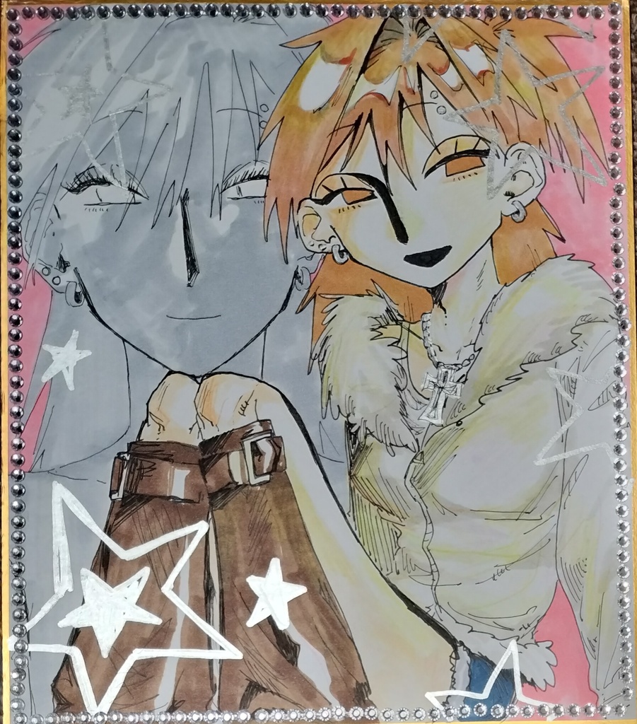 小色紙 原画イラスト