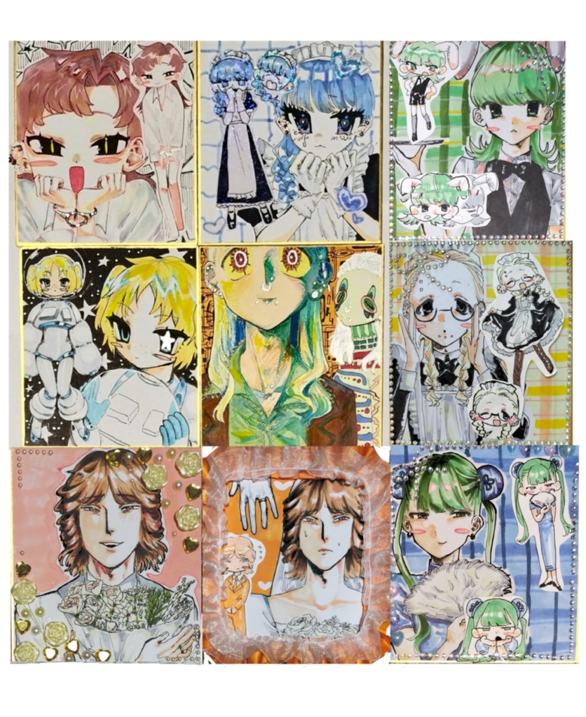 原画ミニ色紙　2000円