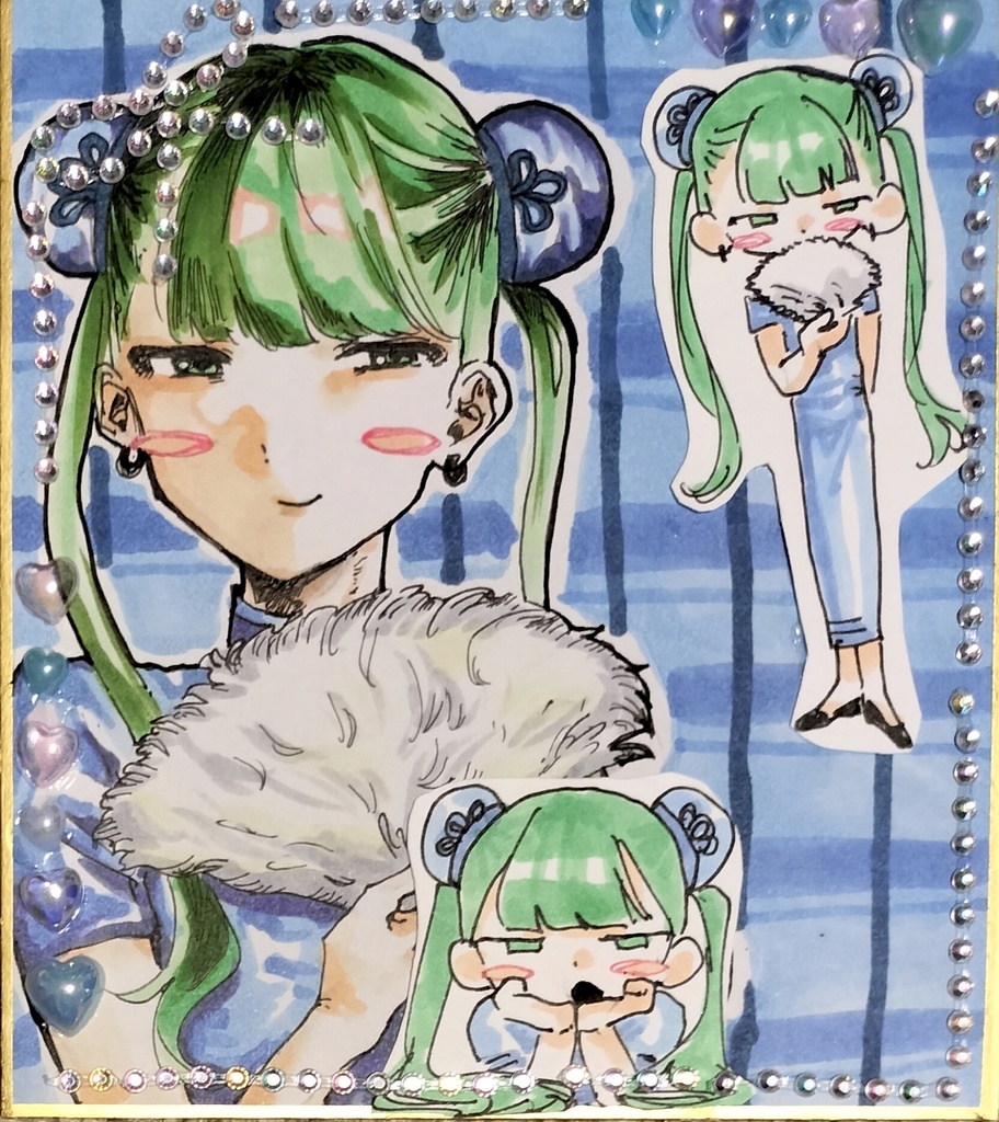 原画ミニ色紙 2000円